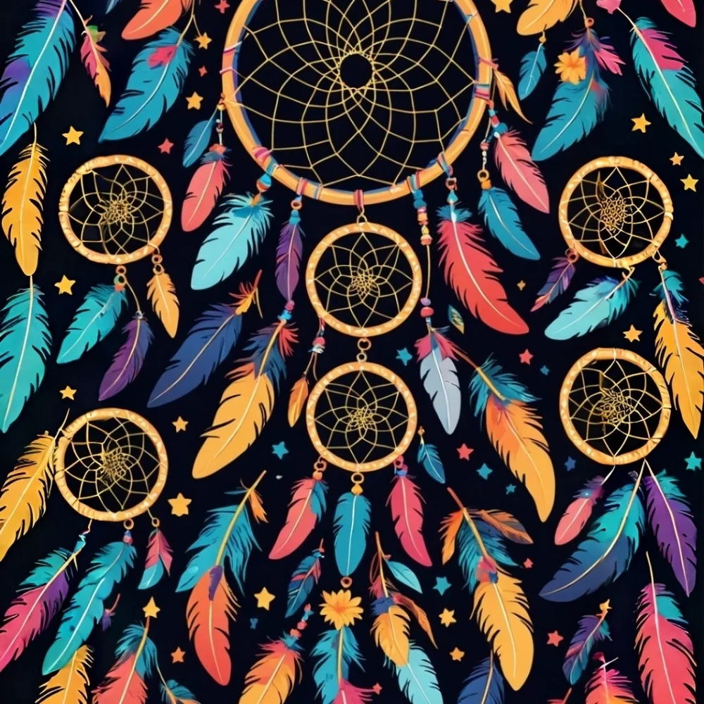Handmade dreamcatcher filter